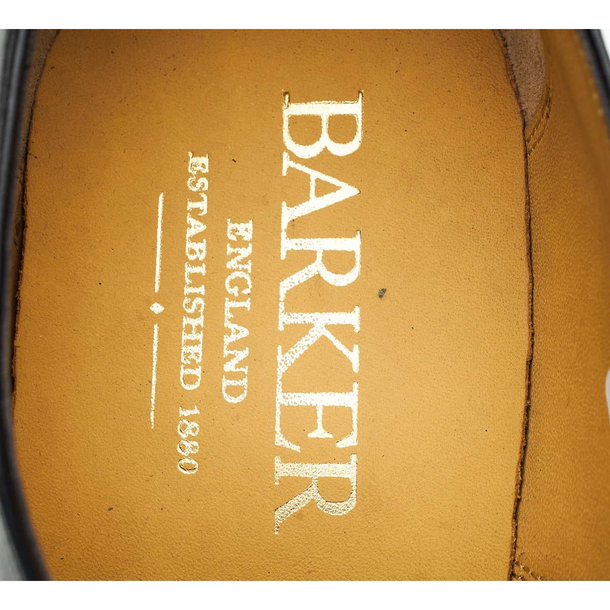 'Luton' Black Leather Oxford UK 8 G