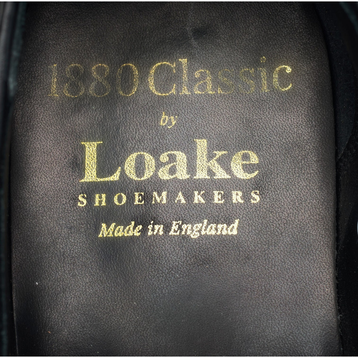 1880 'Russell' Black Leather Tassel Loafers UK 7.5 F