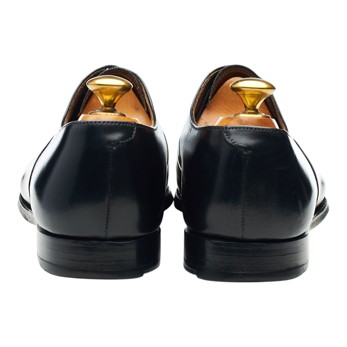 'Connaught' Black Leather Oxford UK 8.5 E