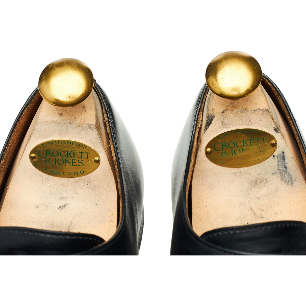 'Lowndes' Black Leather Double Monk Strap UK 8.5 E