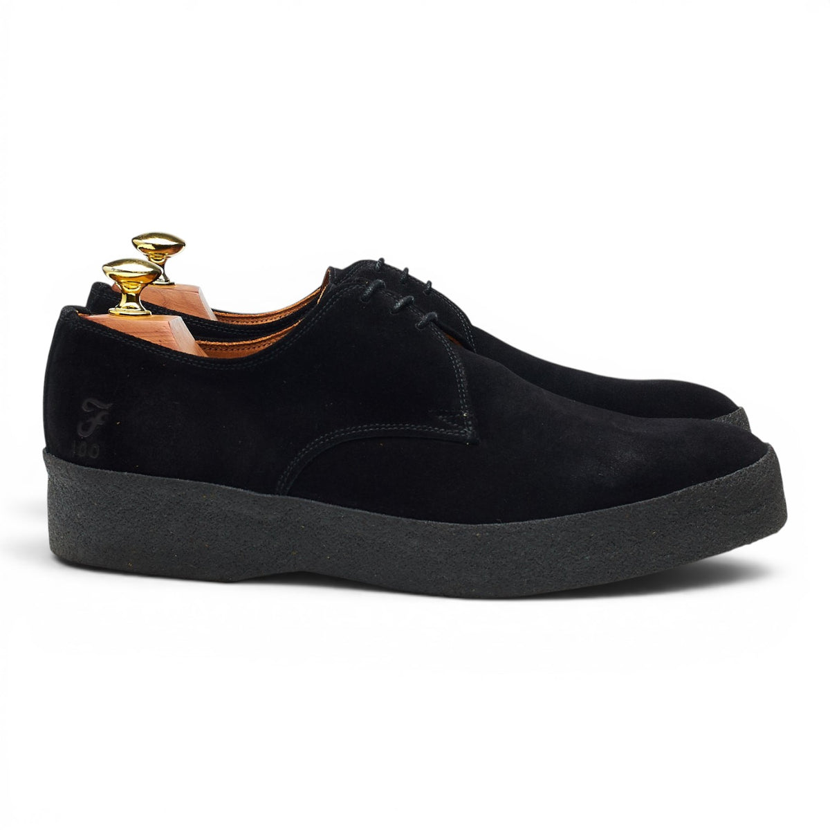 'Lo Top' Black Suede Derby UK 8 F