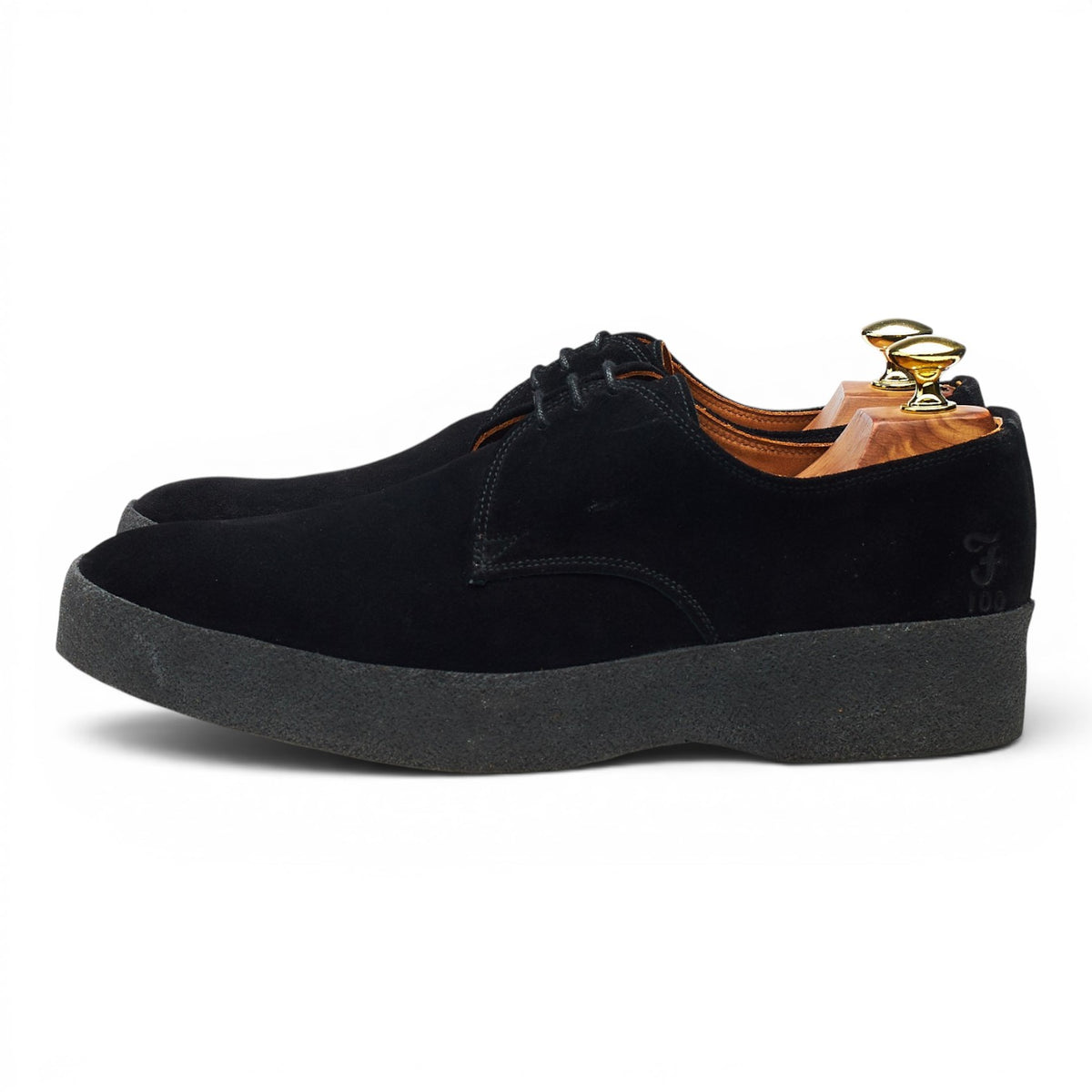 'Lo Top' Black Suede Derby UK 8 F