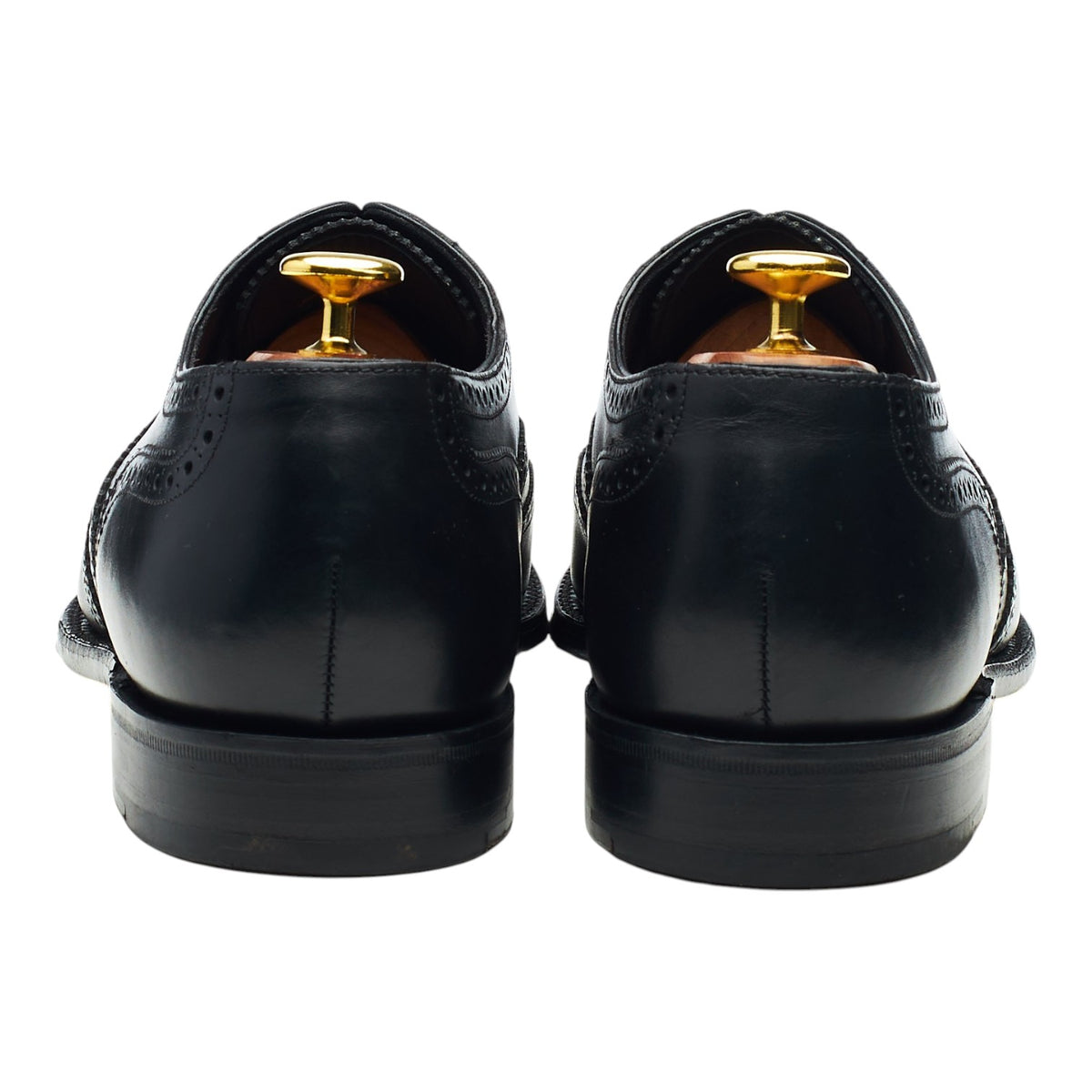 1880 'Buckingham' Black Leather Oxford Brogues UK 8.5 F
