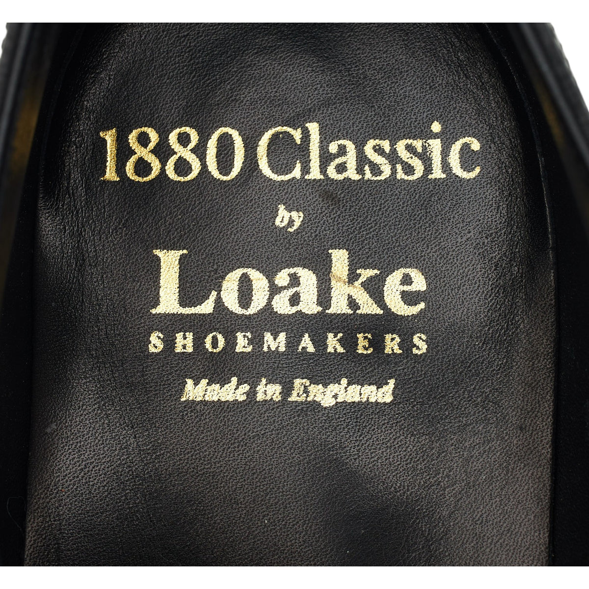 1880 'Buckingham' Black Leather Oxford Brogues UK 8.5 F
