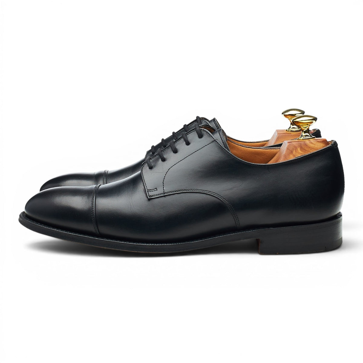 'Cartmel' Black Leather Oxford UK 7 F