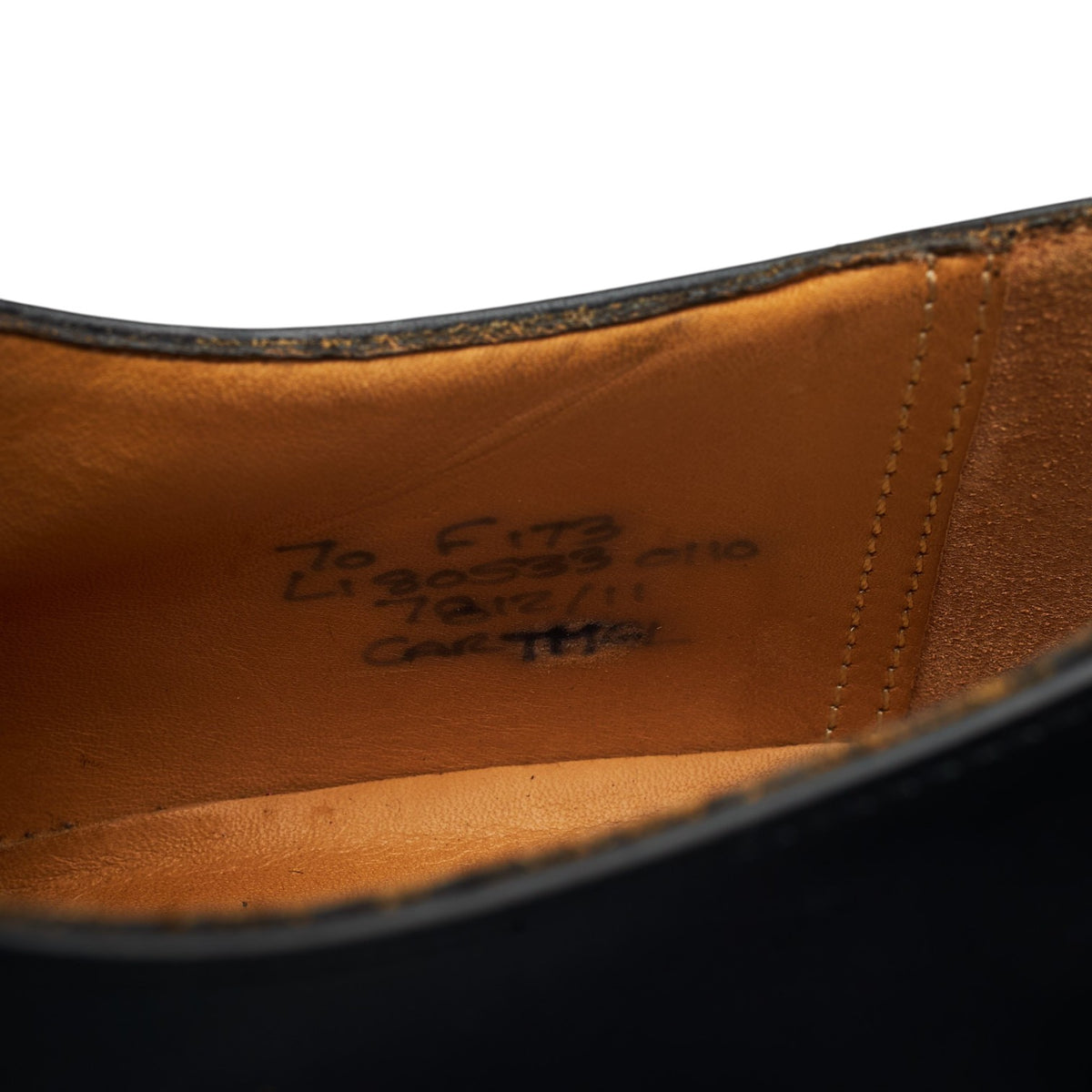 'Cartmel' Black Leather Oxford UK 7 F