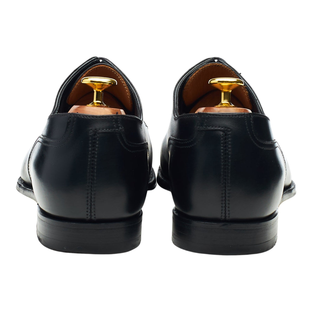 'Balfour' Black Leather Split Toe Derby UK 8.5 E
