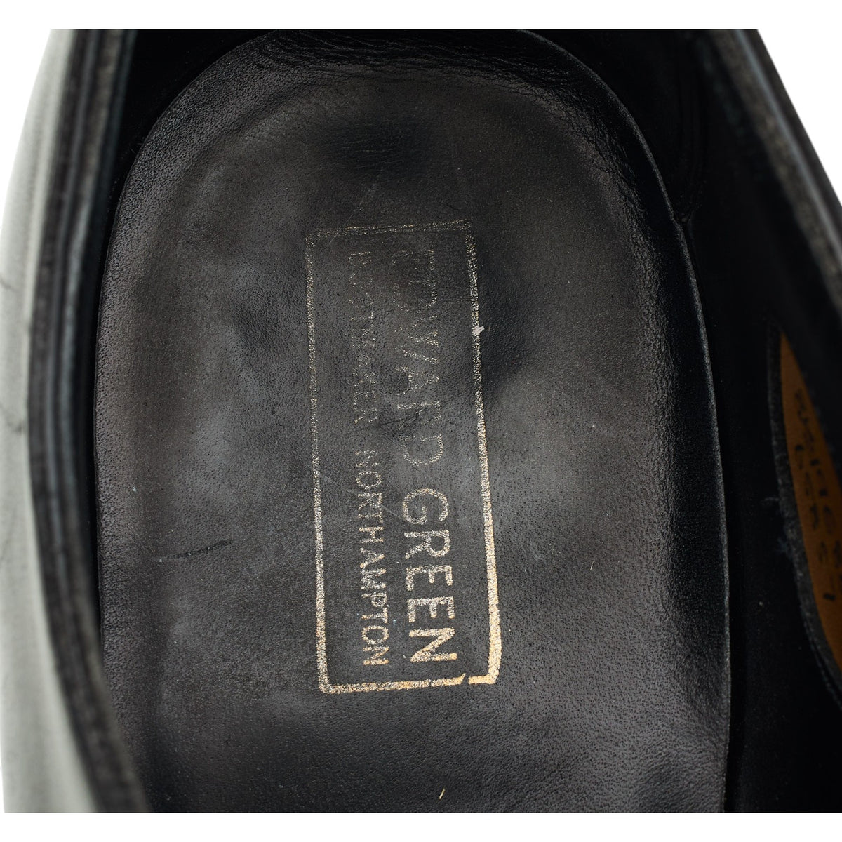 'Dundee' Black Leather Cap Toe Derby UK 8.5 E