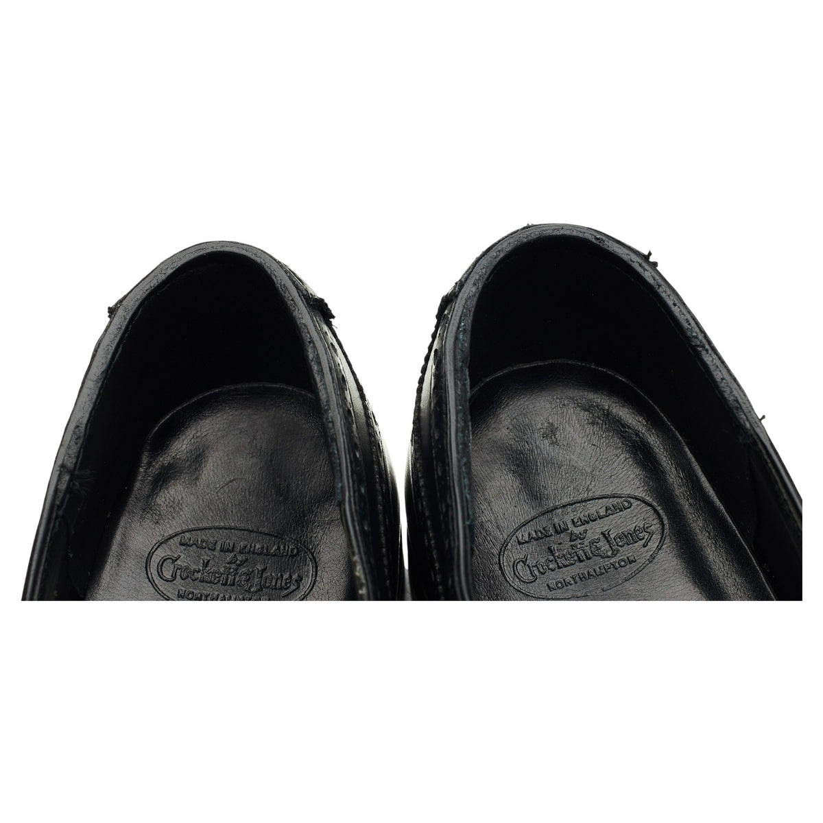 'Clifford' Black Leather Oxford Brogues UK 9 E