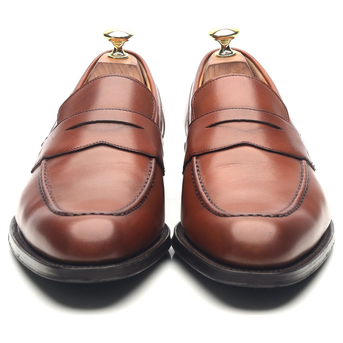 &#39;Coldeast&#39; Tan Brown Leather Loafers UK 7 G