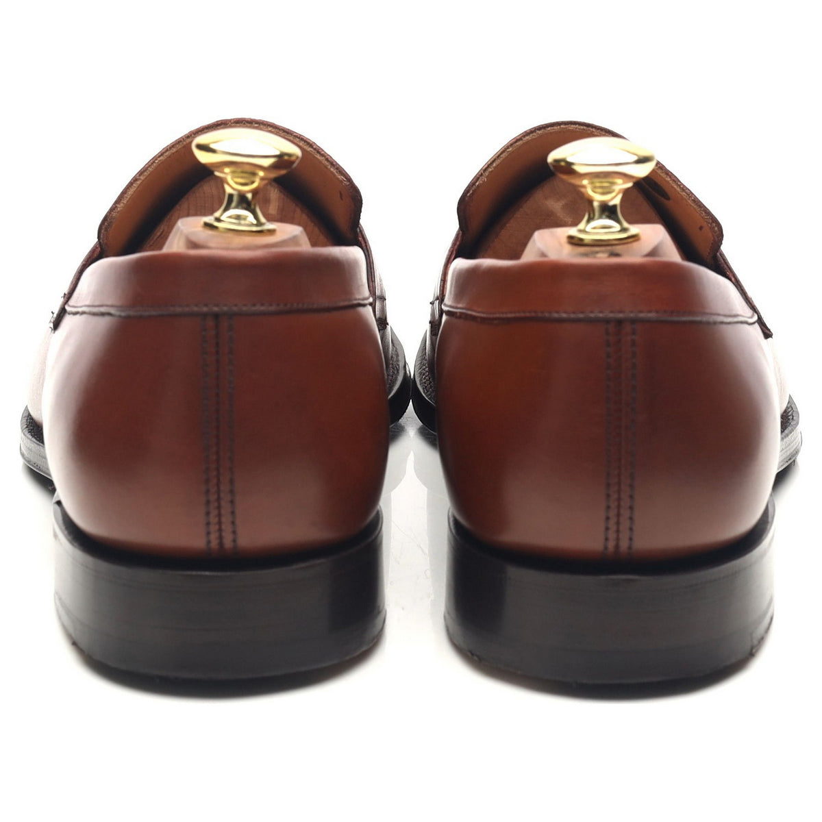 &#39;Coldeast&#39; Tan Brown Leather Loafers UK 7 G