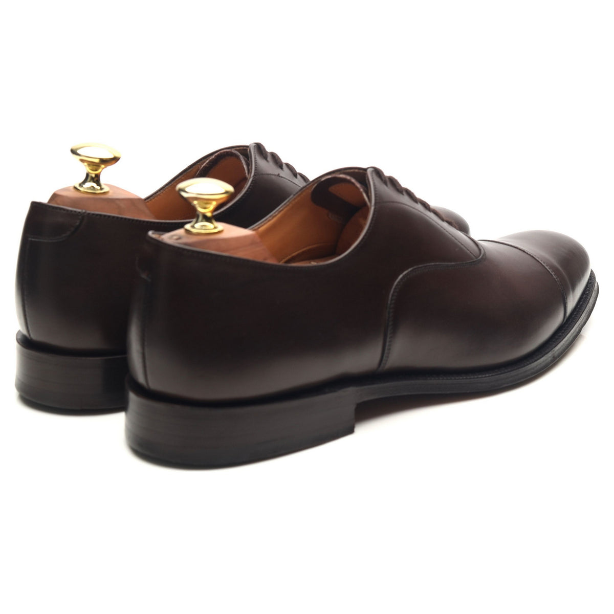 &#39;Dubai&#39; Dark Brown Leather Oxford UK 7 F