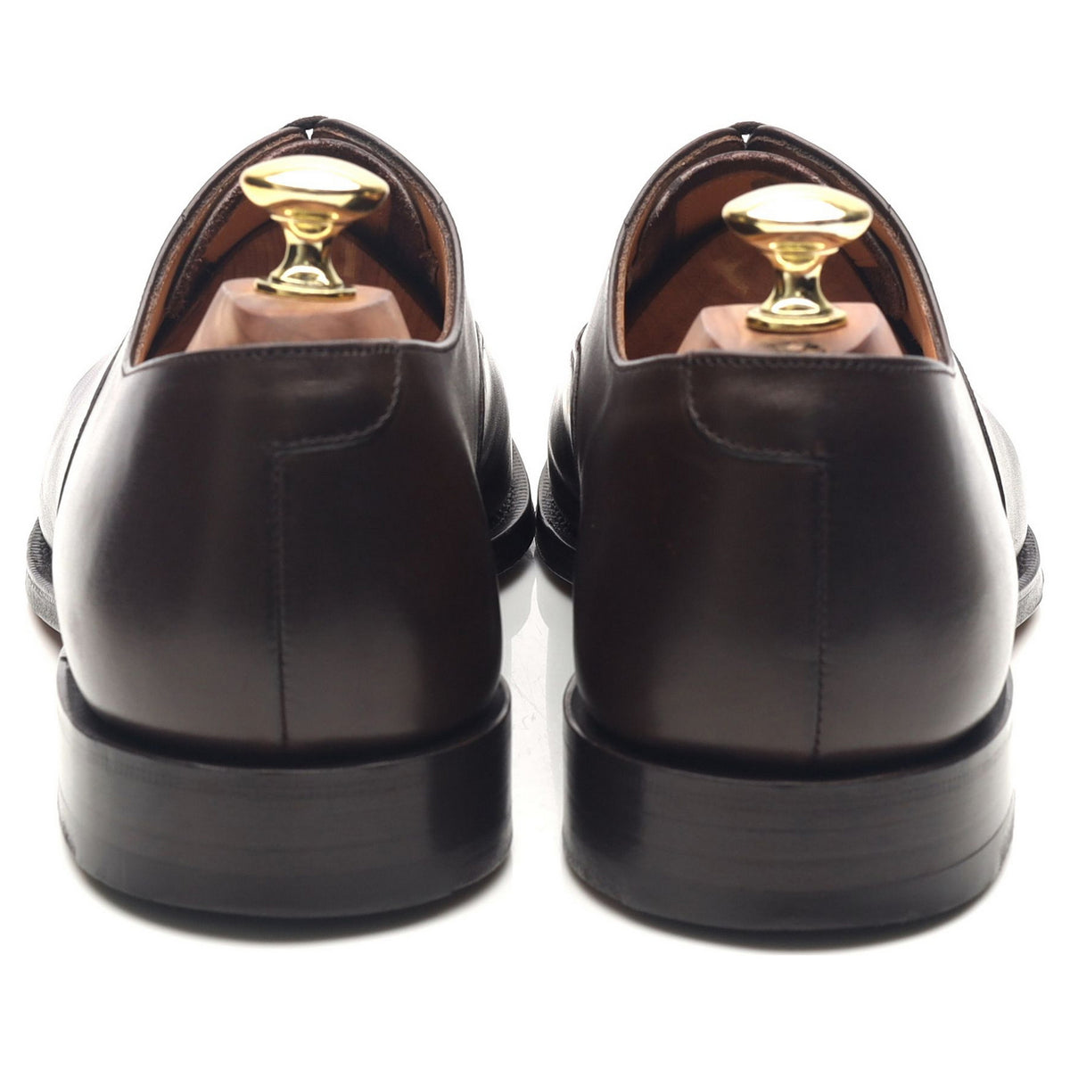 &#39;Dubai&#39; Dark Brown Leather Oxford UK 7 F