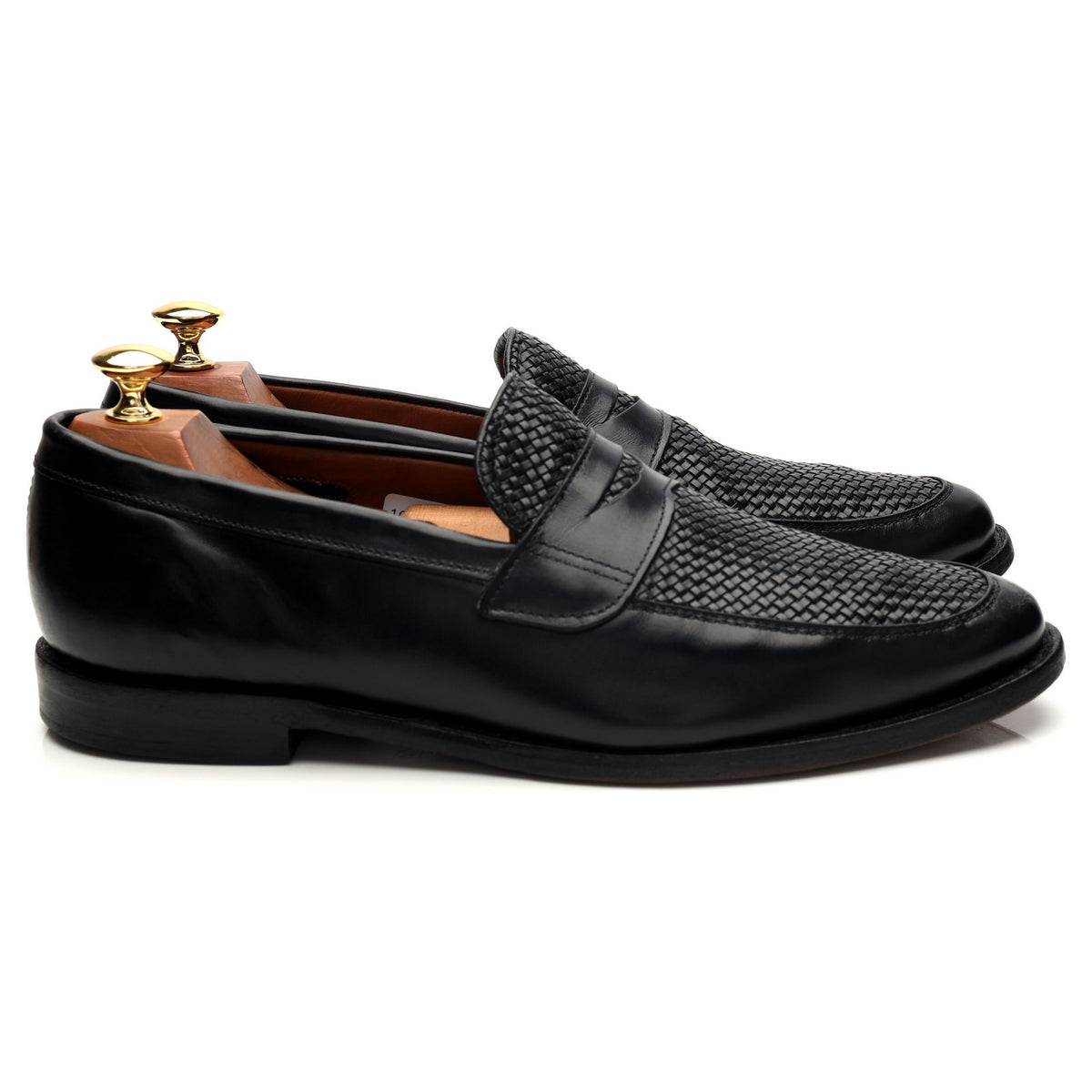 &#39;Lake Bluff&#39; Black Leather Loafers UK 9.5 US 10.5 D
