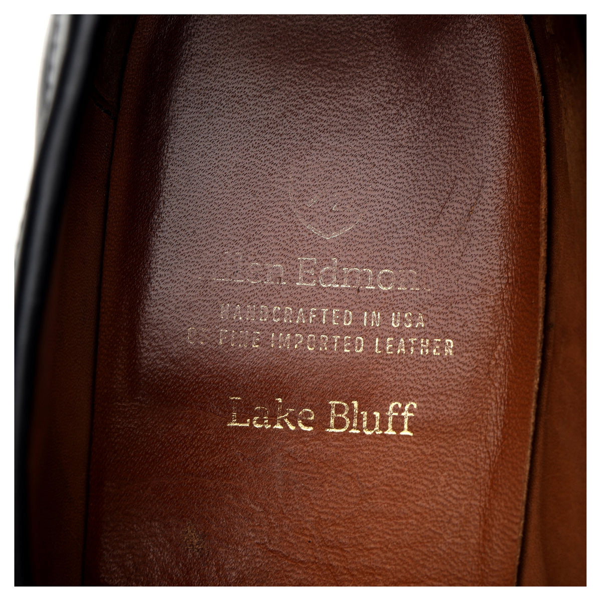 &#39;Lake Bluff&#39; Black Leather Loafers UK 9.5 US 10.5 D