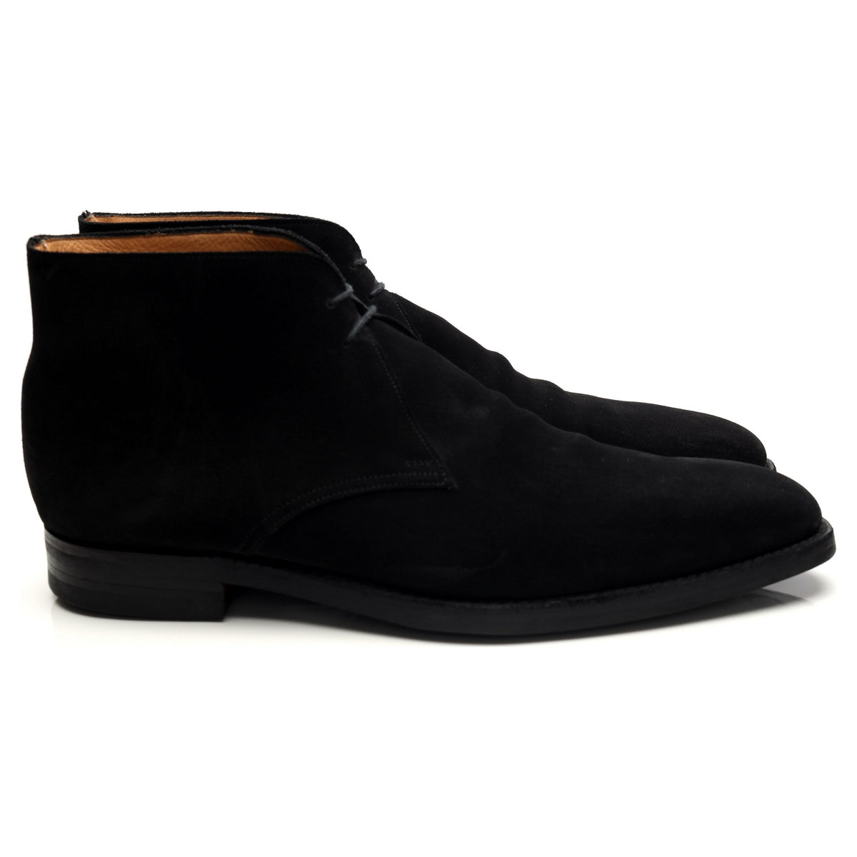 &#39;Tetbury&#39; Black Suede Chukka Boots UK 12 E