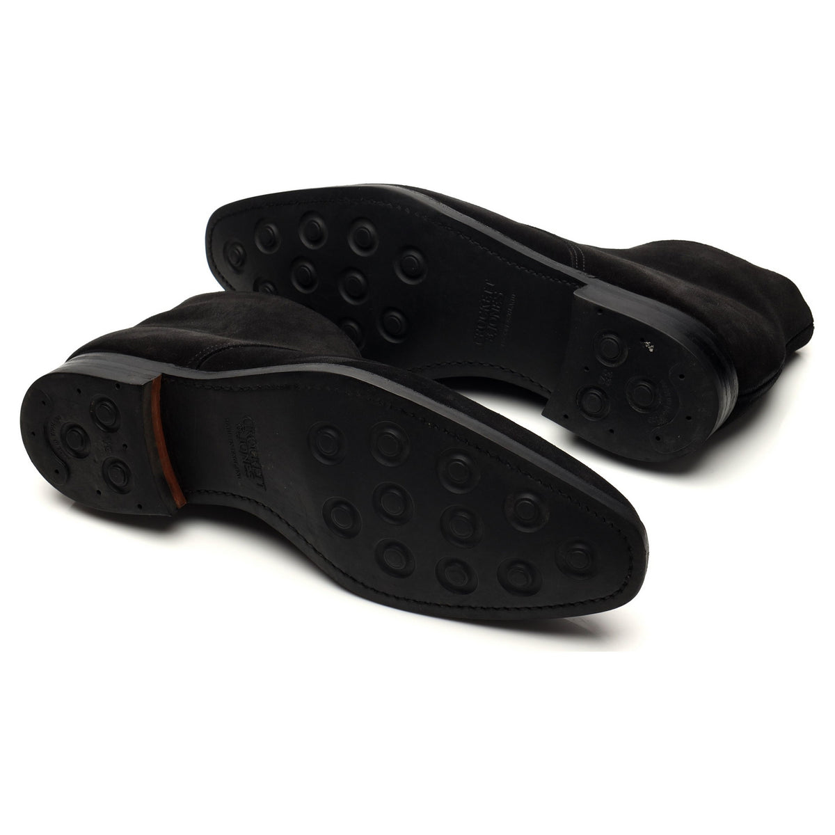&#39;Tetbury&#39; Black Suede Chukka Boots UK 12 E