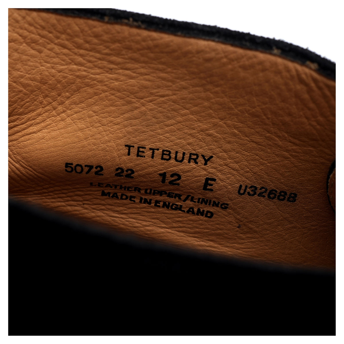&#39;Tetbury&#39; Black Suede Chukka Boots UK 12 E