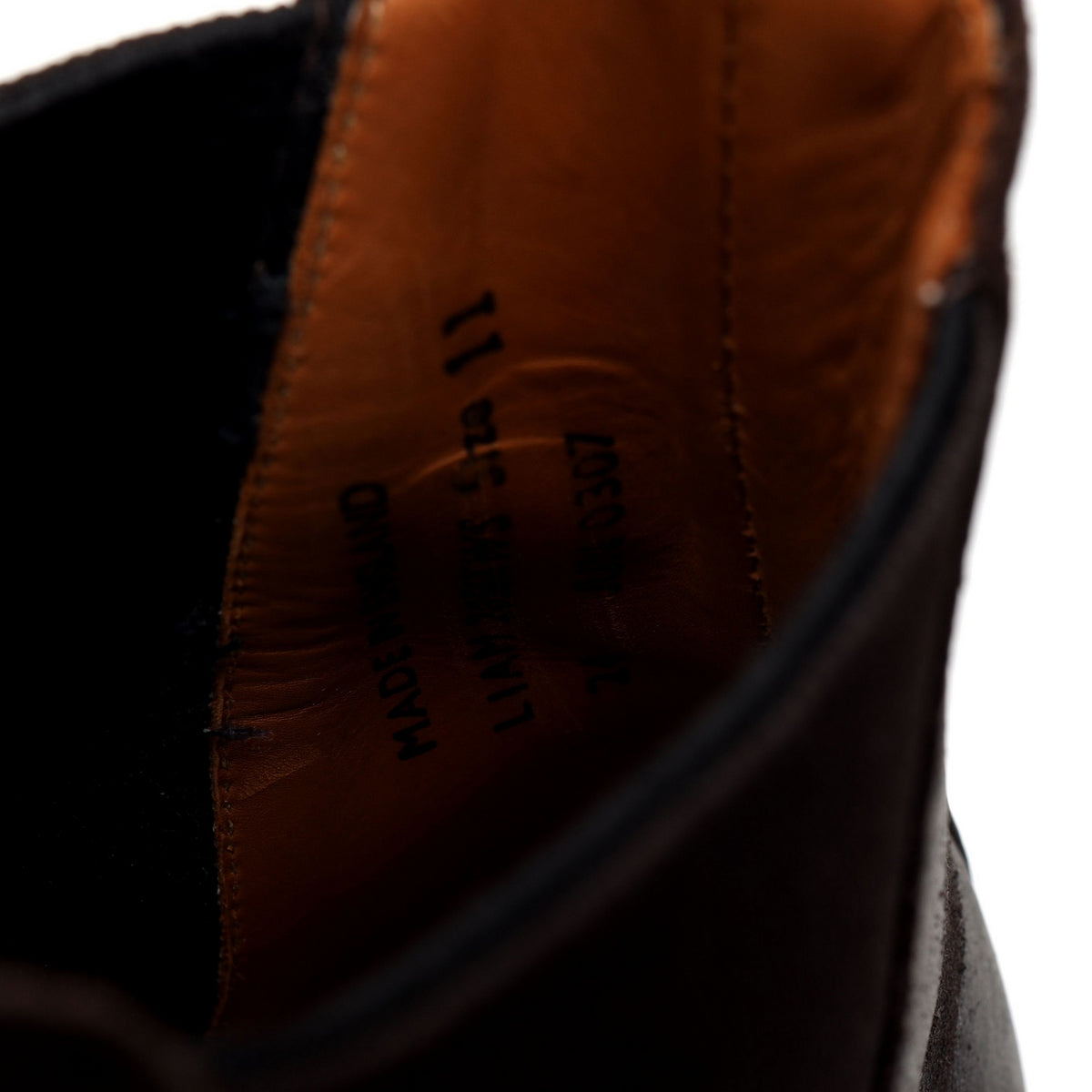 &#39;Liam&#39; Dark Brown Waxy Suede Chelsea Boots UK 11