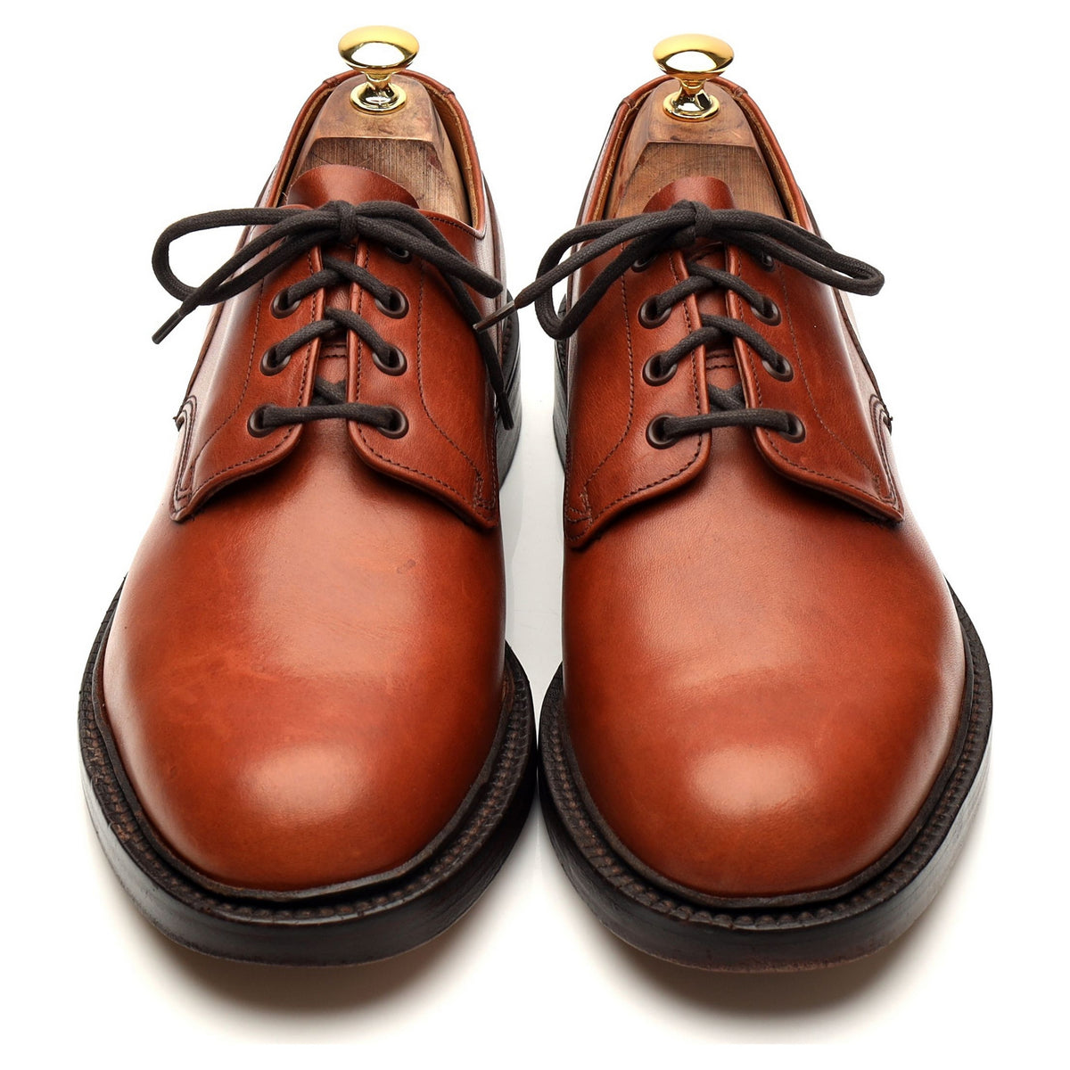 &#39;Malton&#39; Tan Brown Leather Derby UK 10