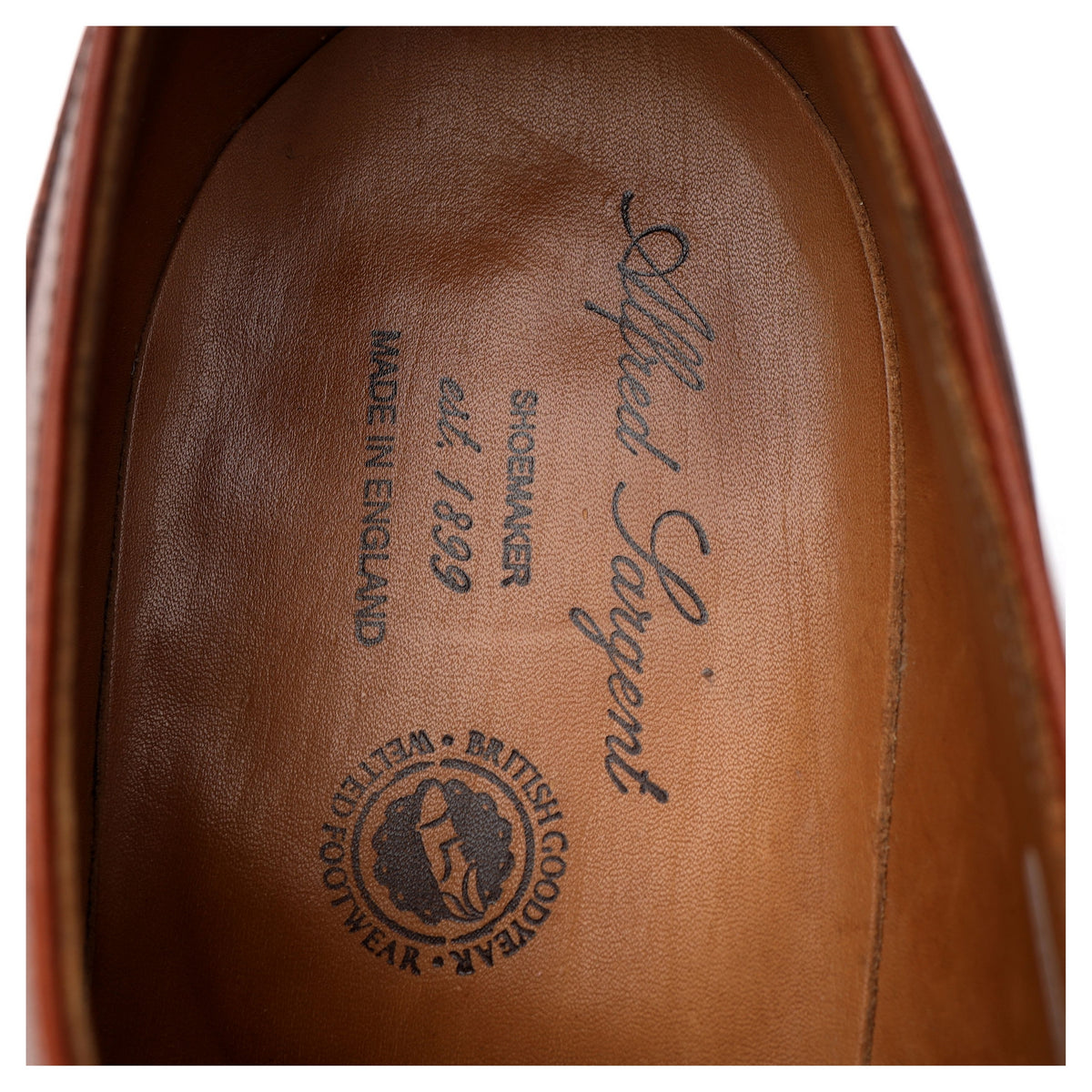 &#39;Malton&#39; Tan Brown Leather Derby UK 10