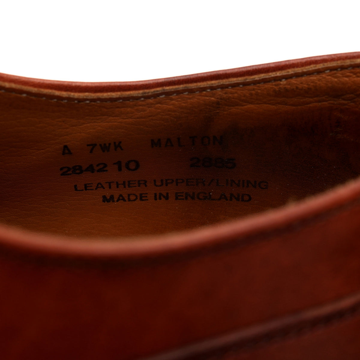 &#39;Malton&#39; Tan Brown Leather Derby UK 10