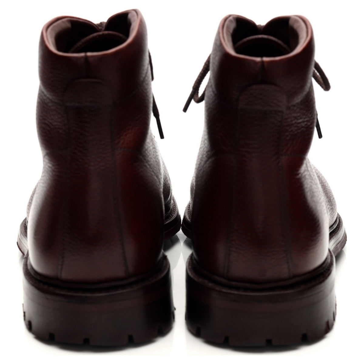 1880 &#39;Hiker&#39; Oxblood Grain Leather Boots UK 10.5 F
