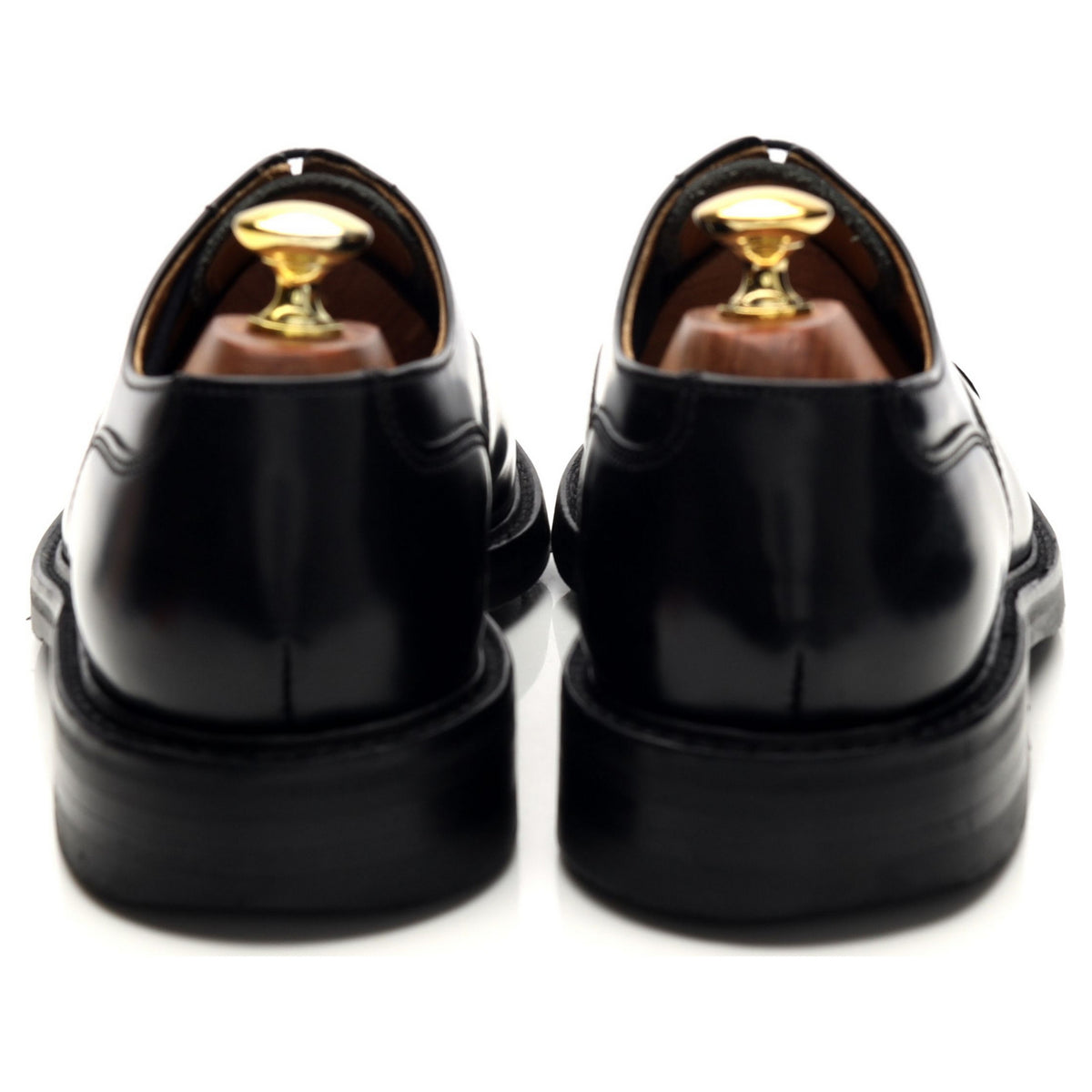 &#39;Settle&#39; Black Leather Oxford UK 8 FX