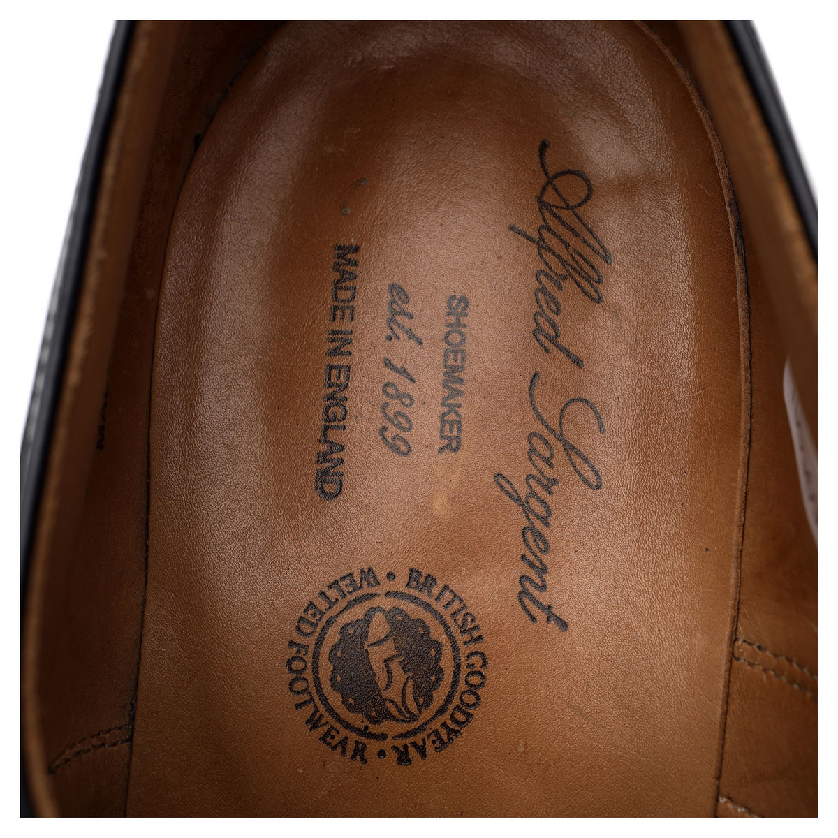 &#39;Settle&#39; Black Leather Oxford UK 8 FX