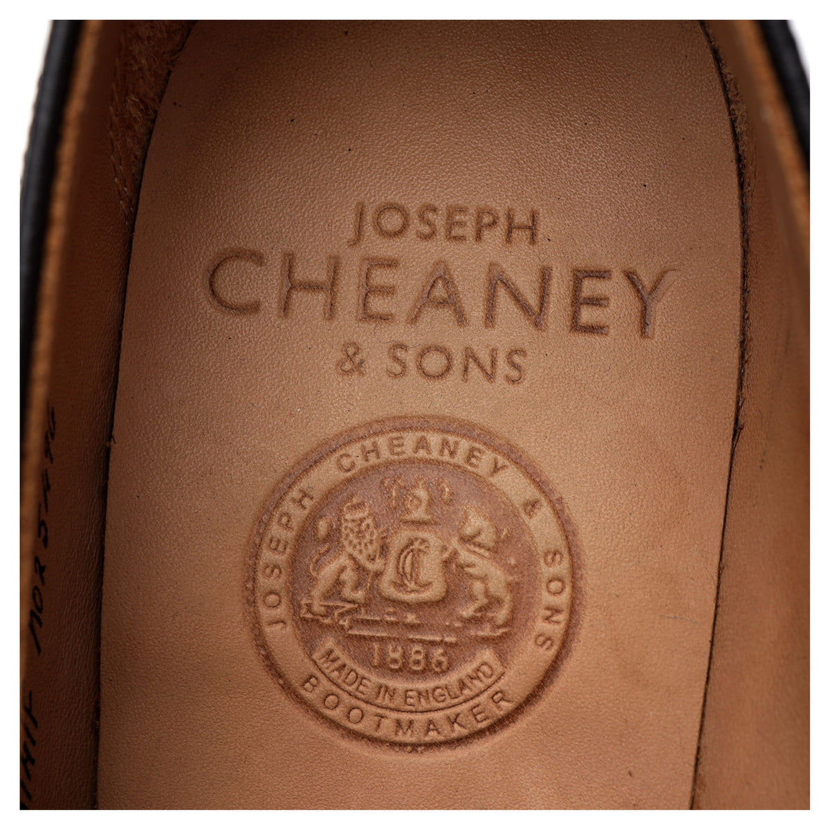 &#39;Frederick&#39; Brown Leather Tassel Loafers UK 6 F