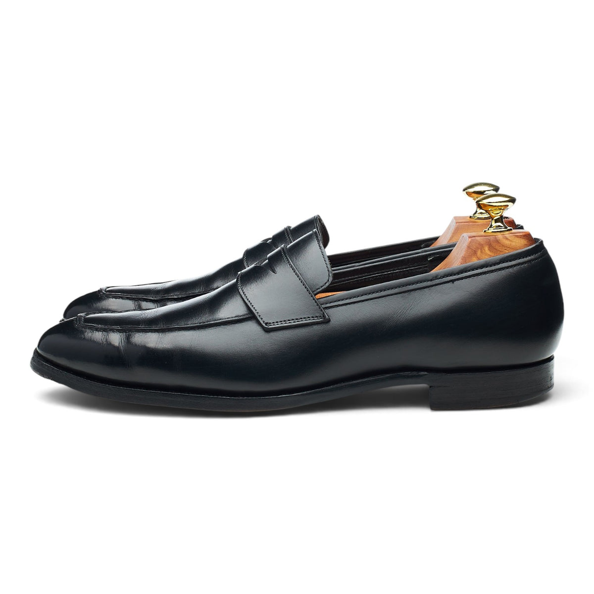 'Bury 2' Black Leather Loafers UK 7 E