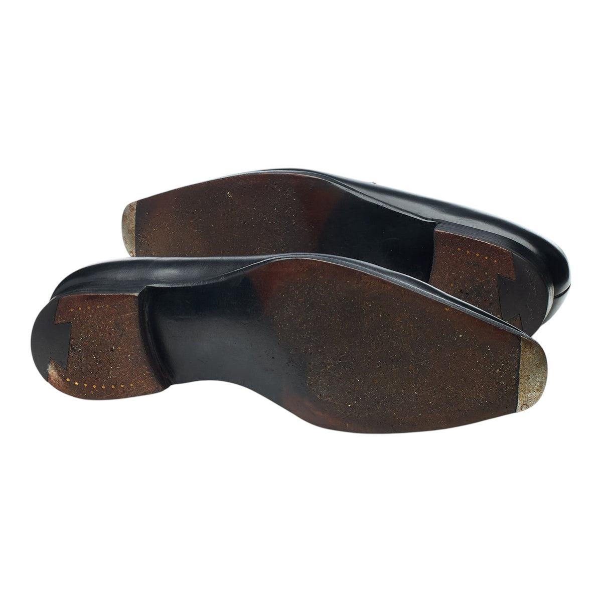 'Bury 2' Black Leather Loafers UK 7 E