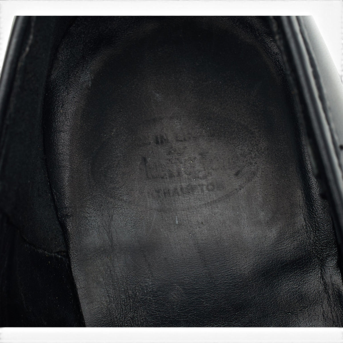'Bury 2' Black Leather Loafers UK 7 E