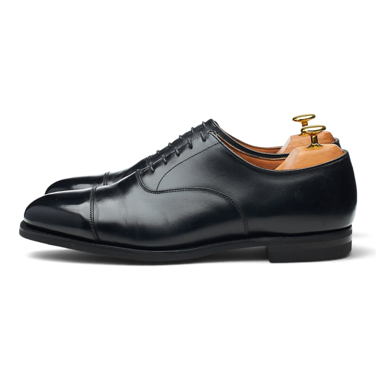 'Connaught 2' Black Leather Oxford UK 8 E