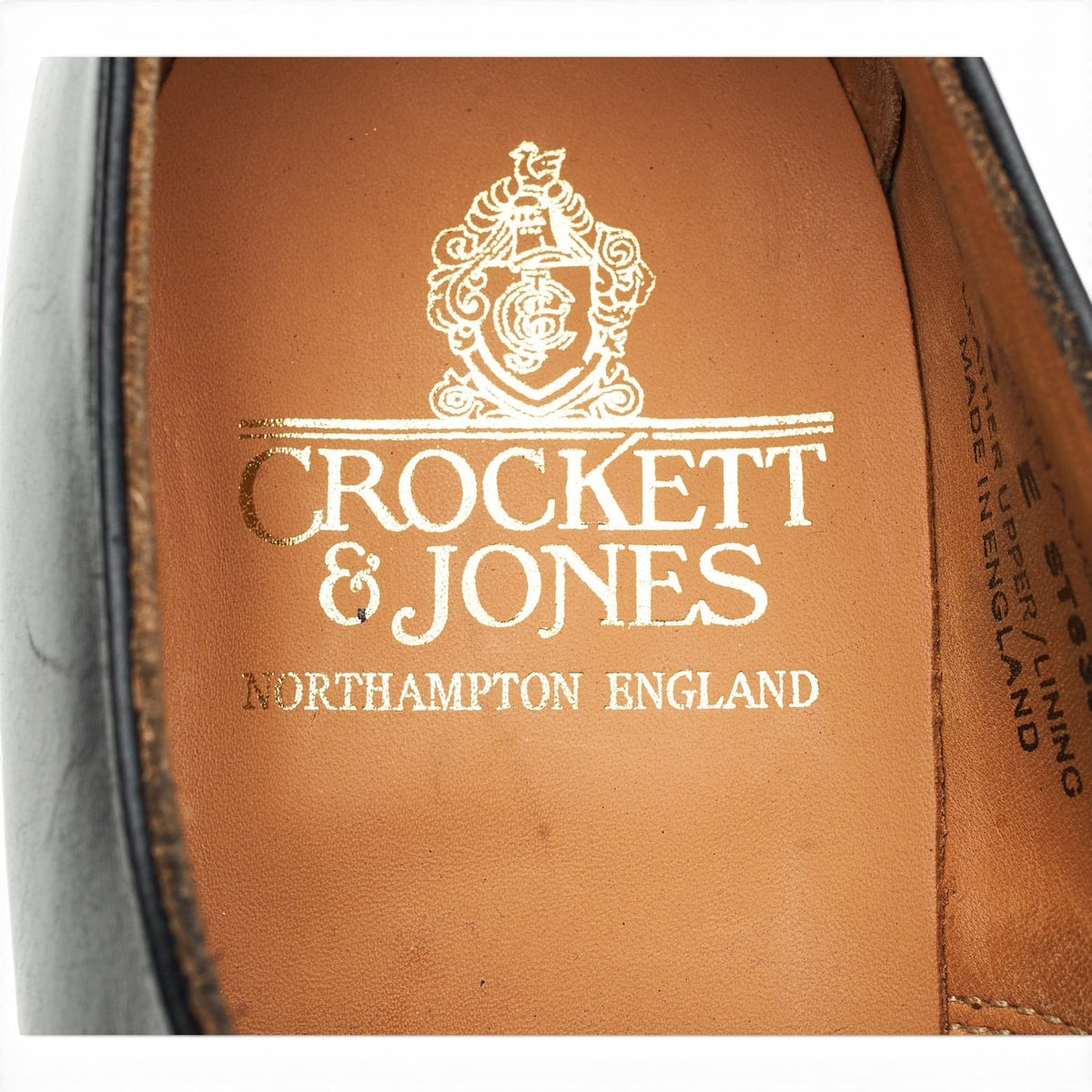 'Connaught 2' Black Leather Oxford UK 8 E