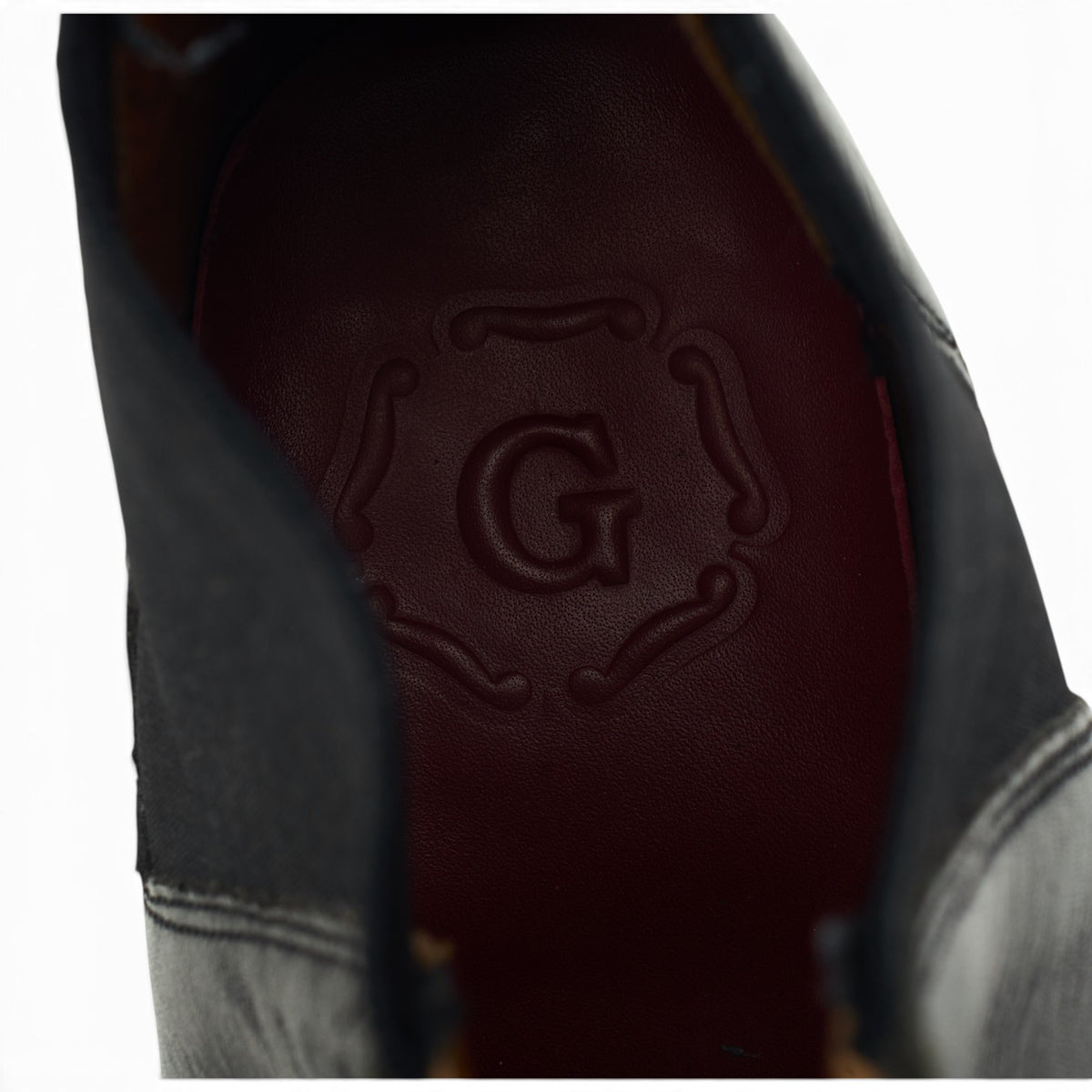 'Nolan' Black Leather Chelsea Boots UK 7 F