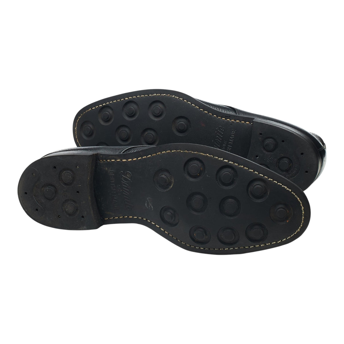 'Jackie' Black Grain Leather Chukka Boots UK 8 F