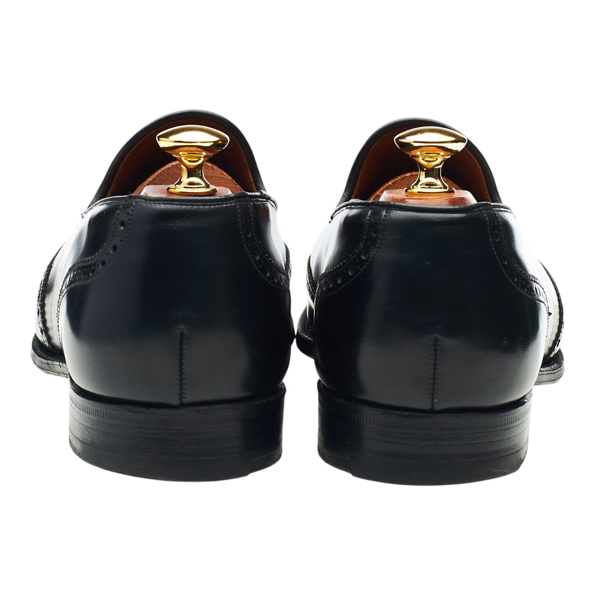 'Madison' Black Leather Tassel Loafers UK 9.5 F