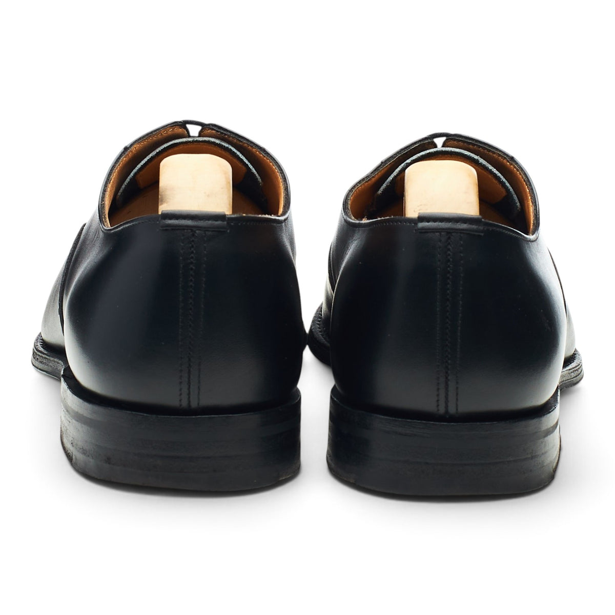 'Granby' Black Leather Oxford Brogues UK 8 F