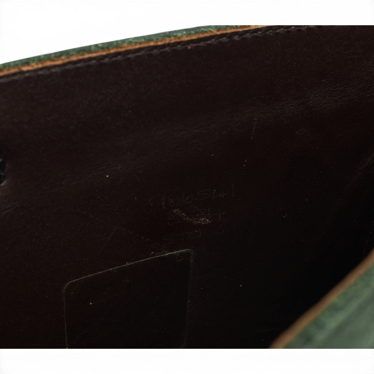 'Stow' Green Leather Brogues Boots UK 8