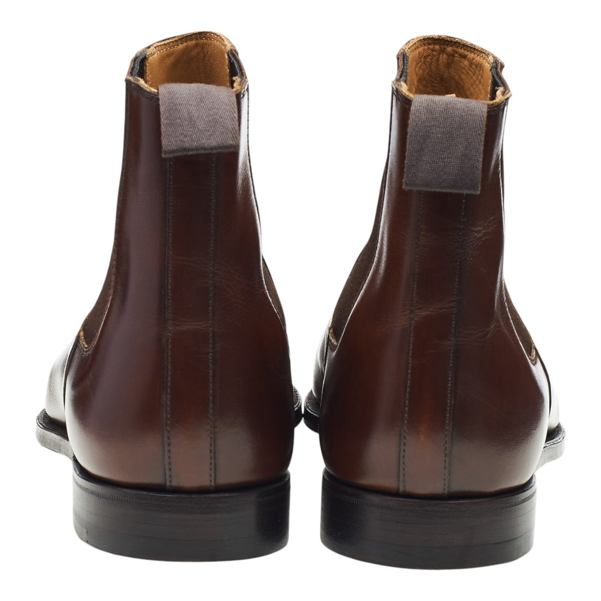 'Lingfield' Dark Brown Leather Chelsea Boots UK 7.5 E