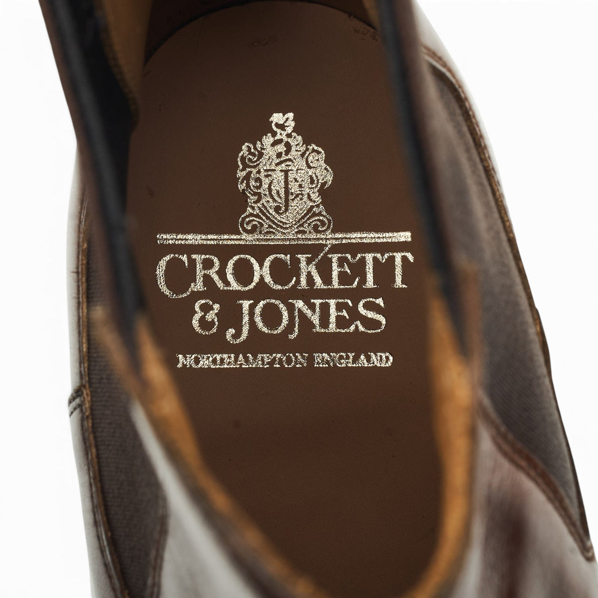 'Lingfield' Dark Brown Leather Chelsea Boots UK 7.5 E