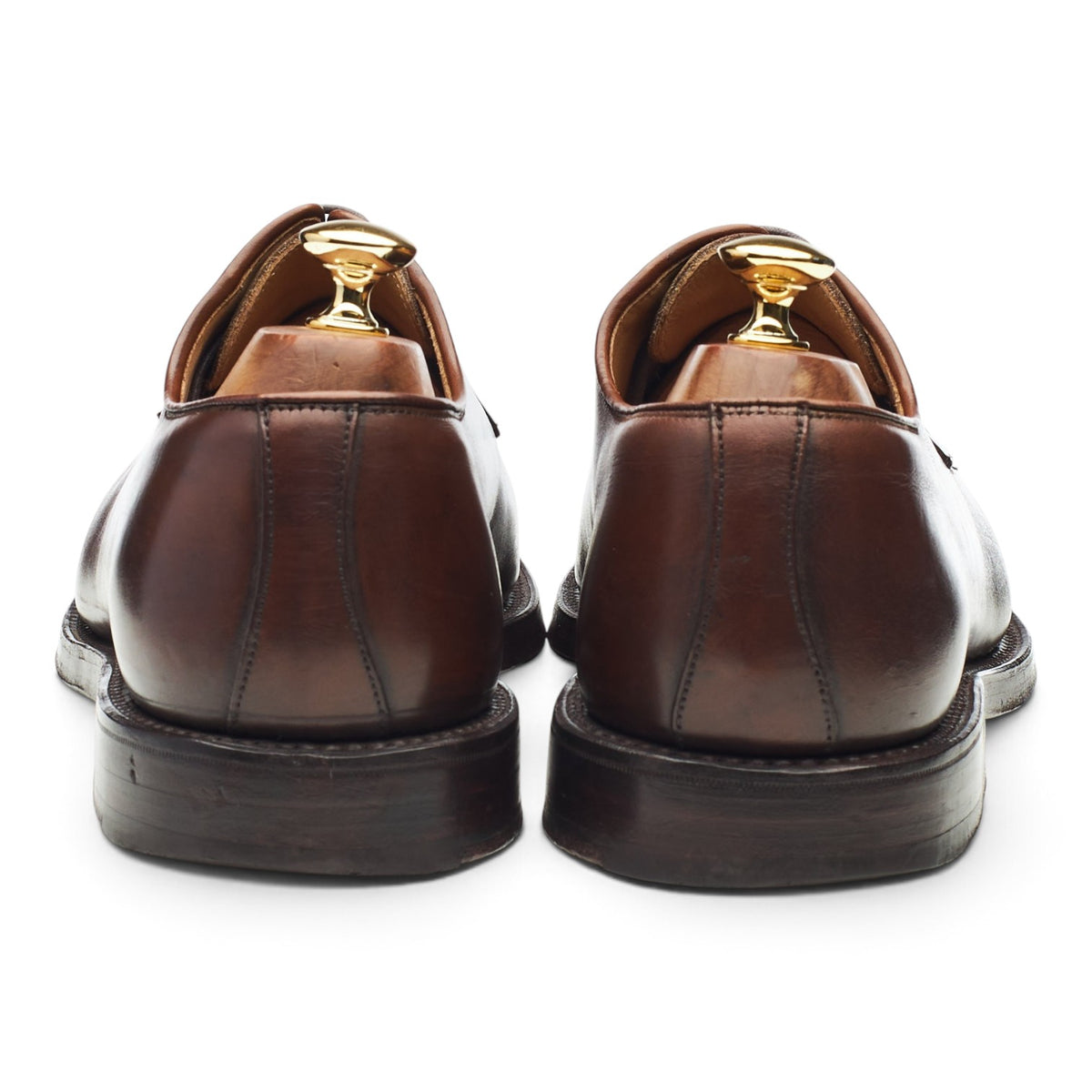 'Lanark 3' Dark Brown Leather Derby UK 9.5 E