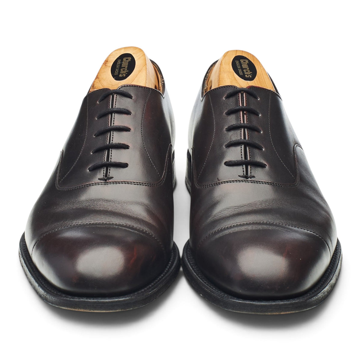 'Consul' Dark Brown Leather Oxford UK 8 F