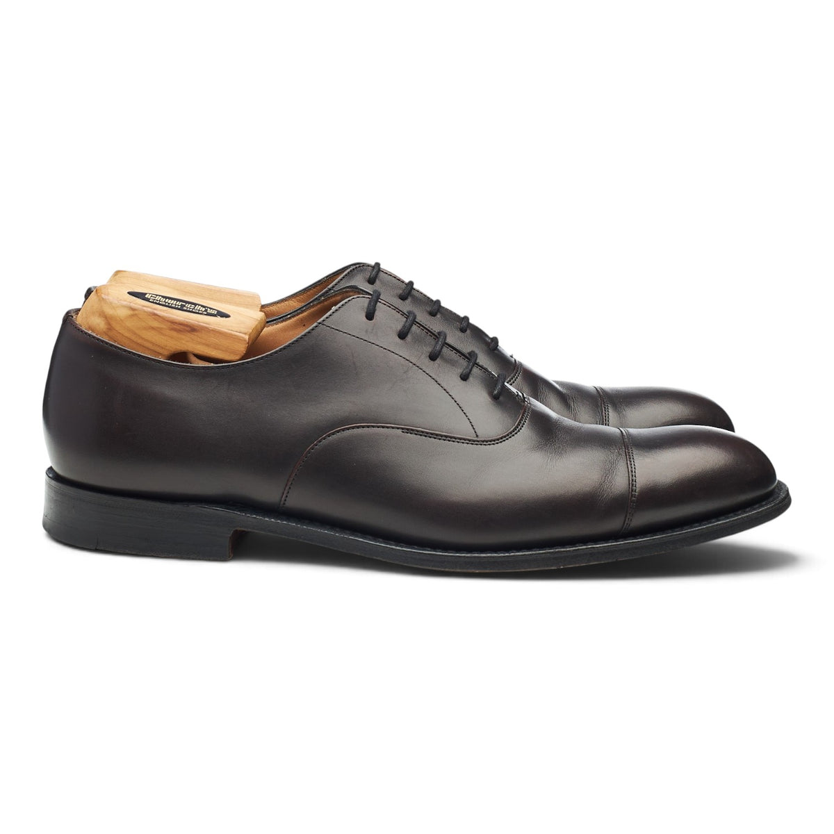 'Consul' Dark Brown Leather Oxford UK 8 F