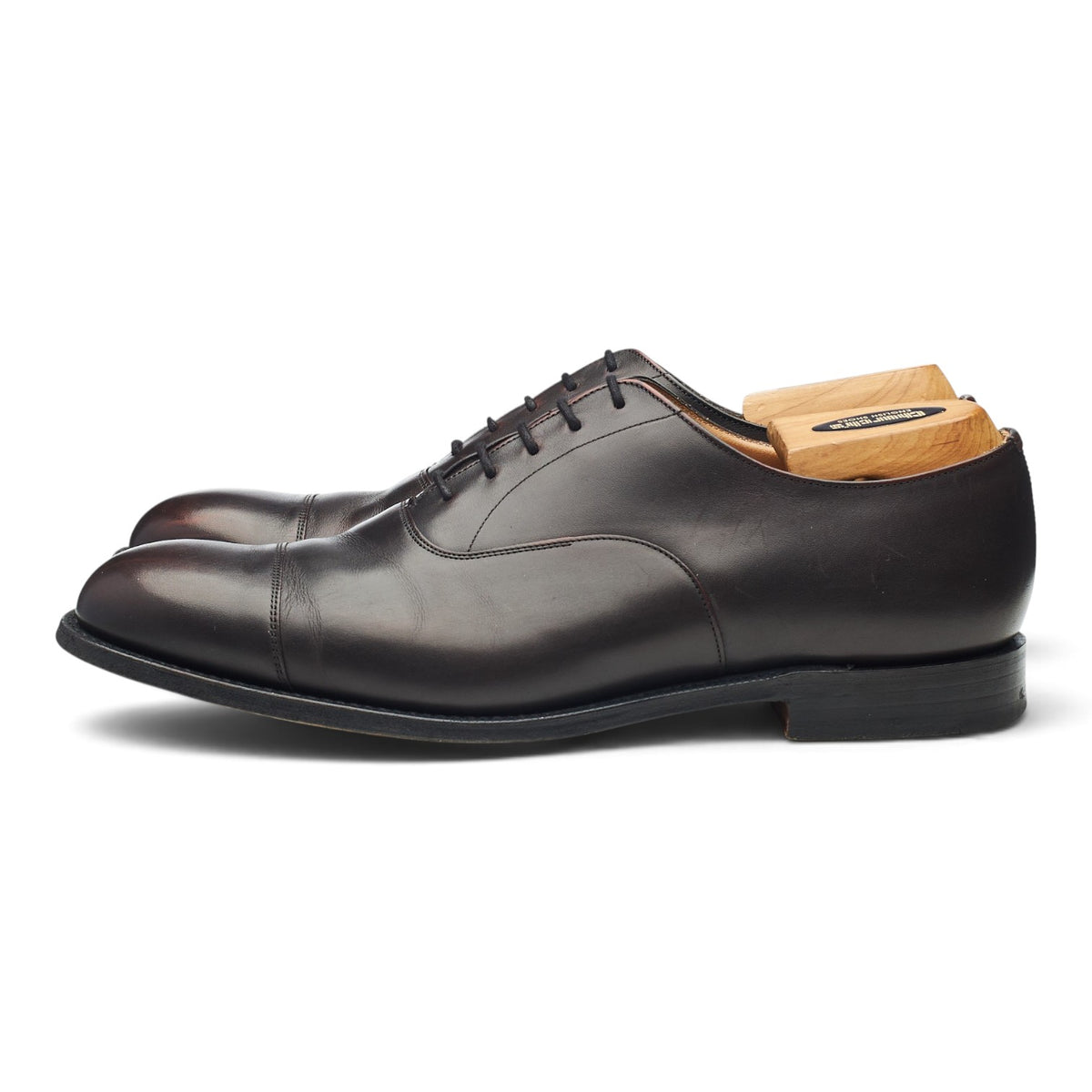 'Consul' Dark Brown Leather Oxford UK 8 F