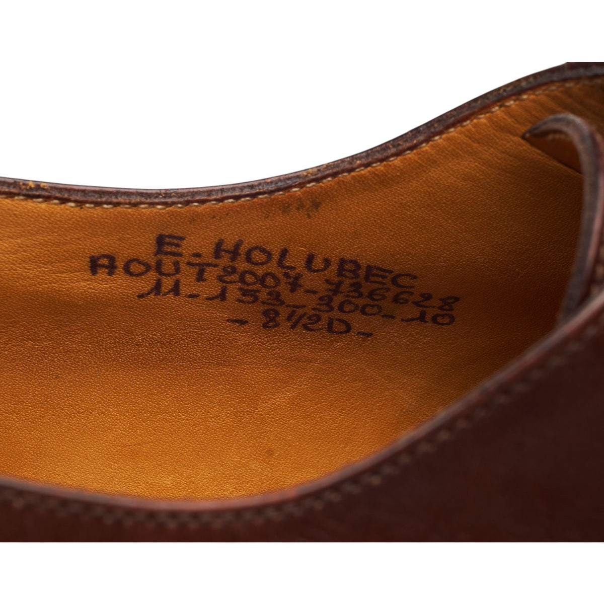 MTO '300' Brown Leather Oxford UK 8.5 / UK 9 MISMATCHED