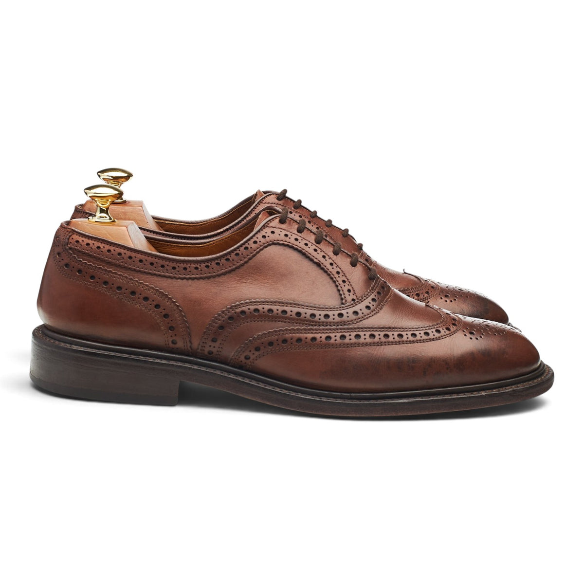 Brown Leather Oxford Brogues UK 9