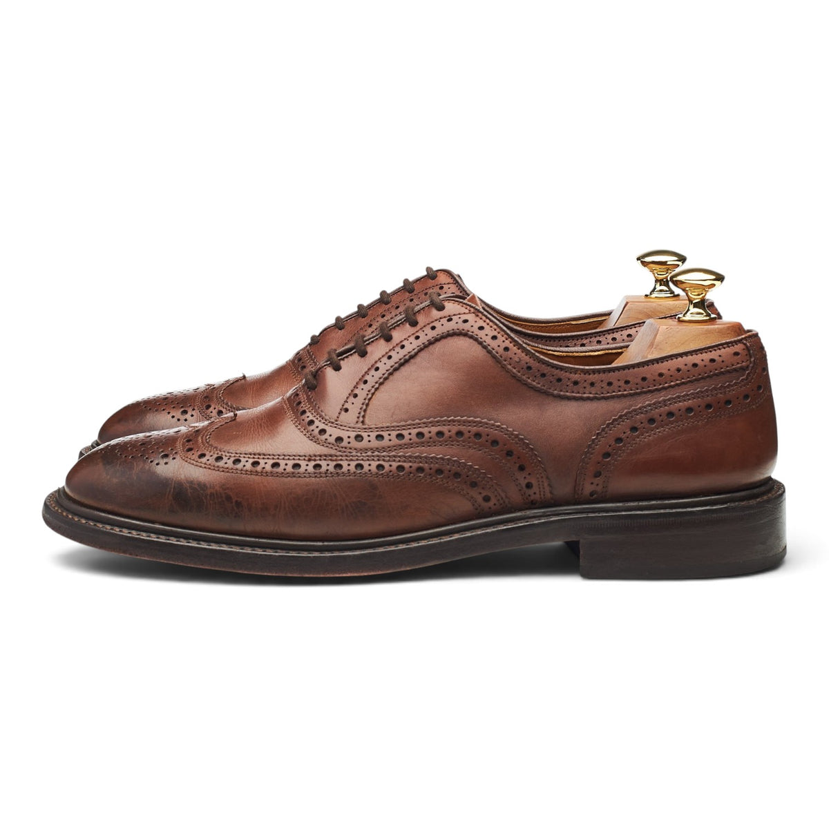 Brown Leather Oxford Brogues UK 9
