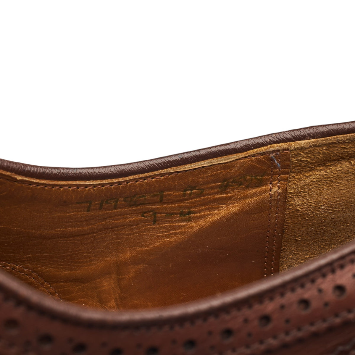 Brown Leather Oxford Brogues UK 9